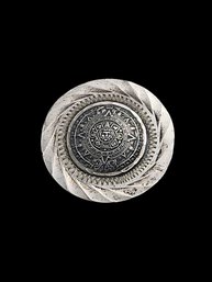 Vintage Sterling Silver Aztec Brooch/Pin