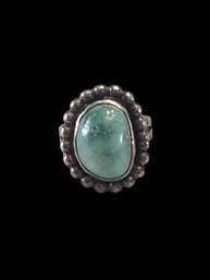 Vintage Native American Sterling Silver Ring, Size 5.5