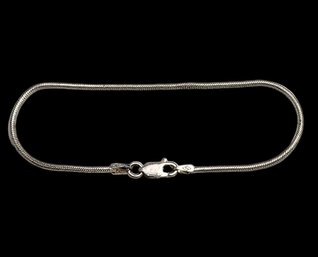 Vintage Italian Sterling Silver Rope Bracelet