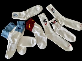 NWOT Vtg Lot Of 8 NIKE Socks- Assorted Logos