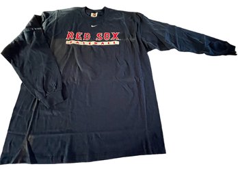 NWOT NIKE TEAM Boston Red Sox Long Sleeved T-shirt Sz XL
