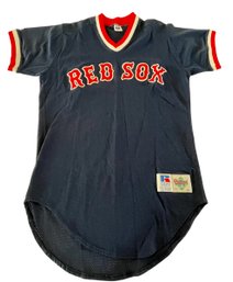 NWT Russell Athletic Authentic Diamond Collection V-neck Boston Red Sox Red & White Trim Sz 40