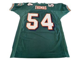 NWOT Reebock NFL EQUIPMENT Miami Dolphins #54 Zach Thomas Jersey Sz 48