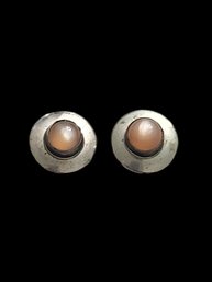 Vintage Sterling Silver Clip On Earrings