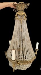 Antique French Cascading Chandelier