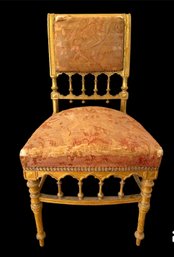 Very Special Petite French Antique Gilt Parlor Chair