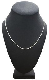 Beautiful New Italian Sterling Silver Rope Necklace