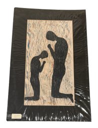 H. Greenwood Woodcut Titled Do Unto Others