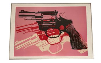 Gun By Andy Warhol Print