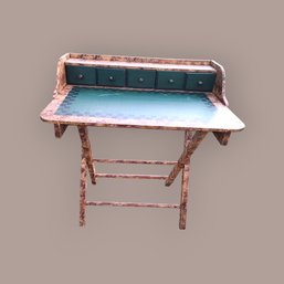 Vintage Painted Folding Desk