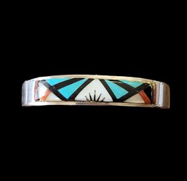 Gorgeous Vintage Native American Zuni C.M. Booqua Bracelet