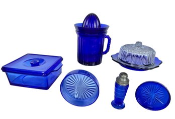 Vtg Assorted Cobalt Lot- Read Description For Details