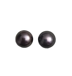 Vintage Sterling Silver Pearl Style Stud Earrings