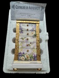 2002 Ardleigh Elliott Heirloom Porcelain Music Box #0311 W/COA- Original Styrofoam Box