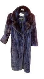 A Beautiful GREAT LAKES BLACKGLAMA RANCH MINK FUR Size S