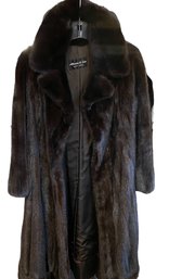 A Vintage ALEXION & SON NY Mink Fur Coat