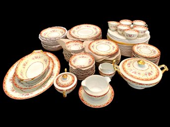 National China , Japan. China Set For 12, 7 Pieces Place Setting And 91 Pieces In Total.