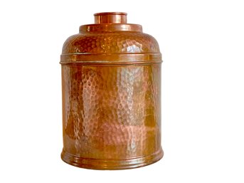 Vintage Copper Humidor With Hammered Finish, Made By The Rumidor Corporation, New York City