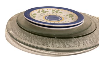 Group Of Serving Plates And Platters