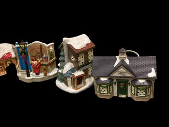 Christmas Village Many Houses From Different Makers