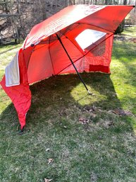 Sunbrella Sports/Beach Umbrella With Zipper Windows For Cross Breeze