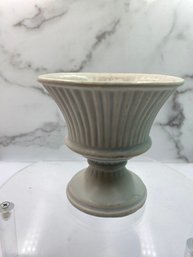 Small Footed Bowl In Blueish White
