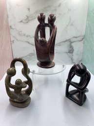 3 Brand New Art Nouveau Sculptures 6-8' Tall