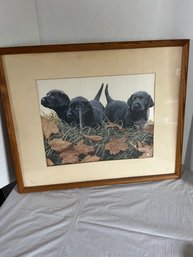 Framed Dog Print