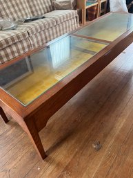 Mid Century Modern Vitrine Coffee Table (Over 6ft Long)