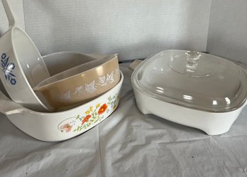 Lot Of Vintage Corningware