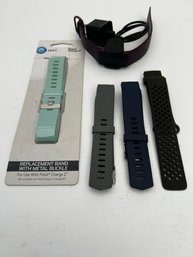 Fitbit, Charger And 4  New Watch Bands