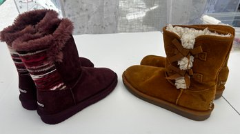 2 Brand New UGG Style Boots - Size 9