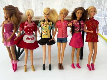 Barbie Extravaganza 4: 6 Dolls Including Coca Cola And Vintage Barbie