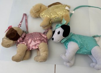 3 Doggy Purses NWT