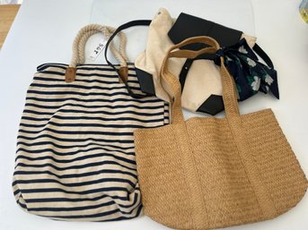 3 NWT Canvas Bags