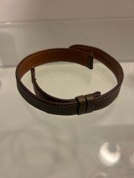 Brown Leather HERMES Wrap Around Watch Strap