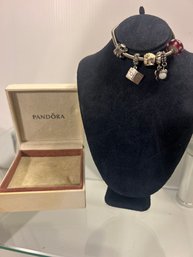 Pandora Charm Bracelet In Silver 925