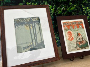 Framed Sheet Music