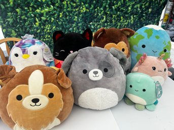 10 Assorted Squishmallows Of All Sizes