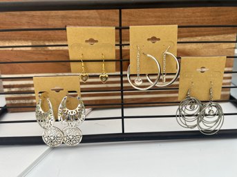 6 Pair Of Earrings