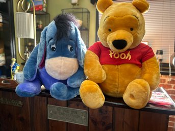 Winnie The Pooh And Eyeore XL Plush Retail $100 Each