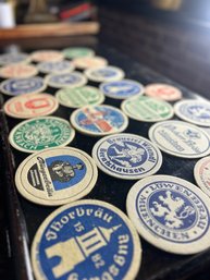 Cardboard Coaster Collection Of German Beers