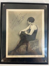 Autographed Framed Photo - Dainty Marie Meeker