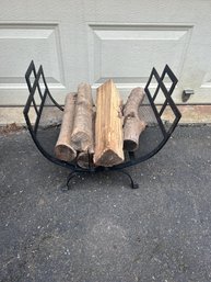 Steel Wood Carrier Holder For Firewood