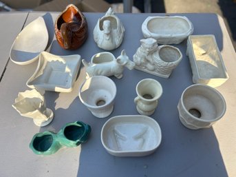 Large Collection Of Neutral/white Pottery