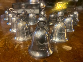 Reed & Barton Silver Plate Christmas Bell Collection