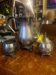 Oneida Silver Plate Tea Set