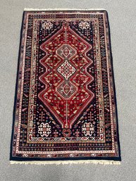 Exquisite Vintage Hand-Knotted Wool Rug