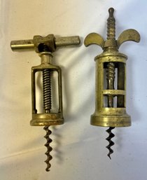 Lot Of 2 Vintage Corkscrews