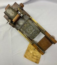 Rare 1880's Antique Pretzel Making Machine